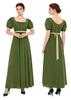 Bridgerton Regency Kleid: Hochtailliertes viktorianisches Kleid für Halloween & Teepartys