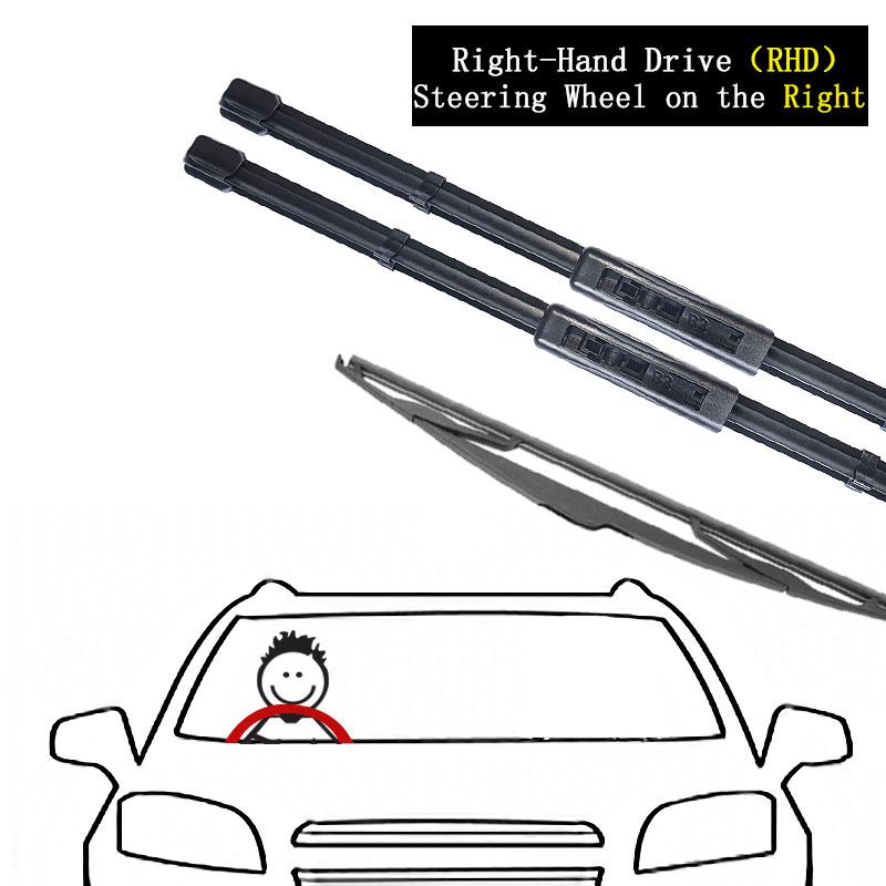 

Для Renault Kangoo Mercedes-Benz Citan FC FW MK2 2008 ~ передние и задние щетки стеклоочистителя резиновые лобовое стекло ветровое стекло RHD