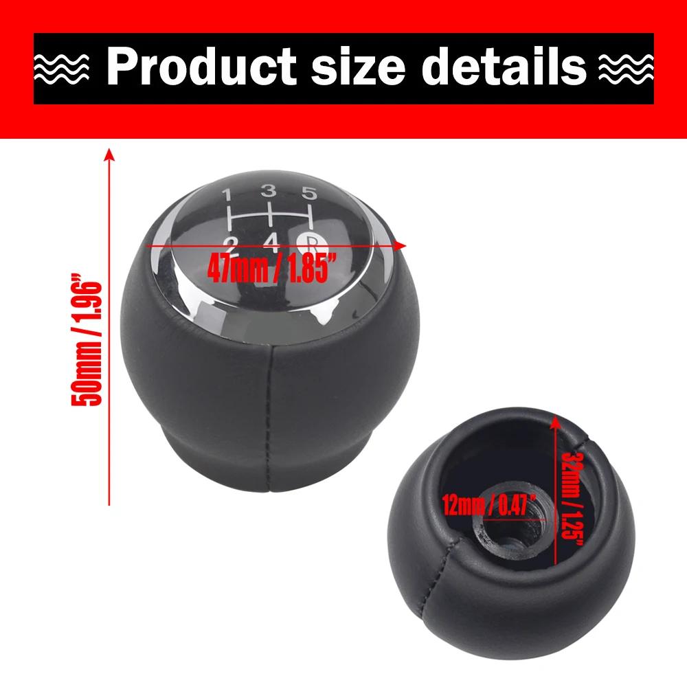 Car Accessories For Toyota Corolla Verso Auris Yaris RAV4 2007-2013 Car 5/6 Speed Lever Gear Stick Shift Knob Head