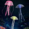 3Pcs Artificial Glowing Fluorescent Jellyfish Aquarium Decoration Fish Tank Underwater Plant Marine Aquatic Landscape Ornament