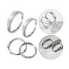 Adjustable Sterling Silver Couple Rings Light Shaped Secret Projection Rings Fashionable Finger Rings for Men and Women
