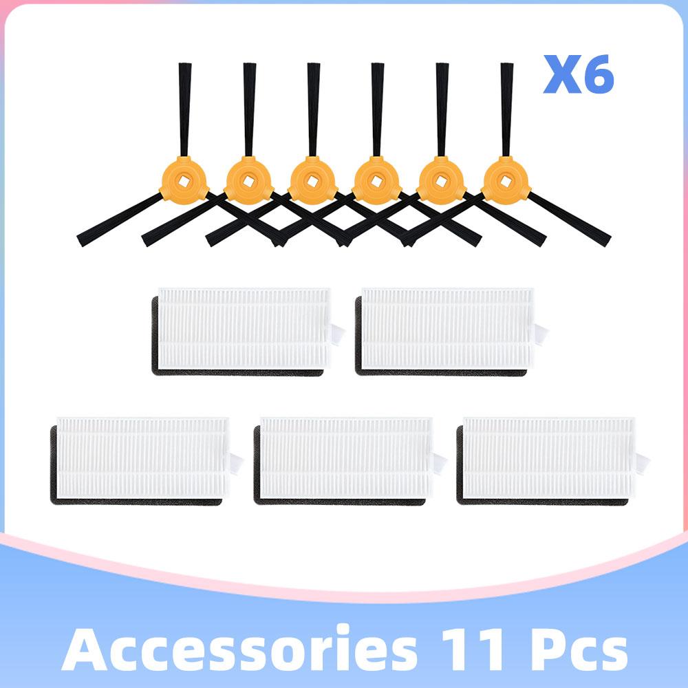 Compatible for Conga Excellence 990 / Ecovacs Deeboot N79 / iBoto Aqua V710 Main Side Brush Filter Vacuum Cleaner Spare Part