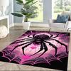 Spider Web Area Rug Design for Hallway Dormitory Bedrooms Entryway Anti-slip Rug Anime Office Decor Gift for Festivals
