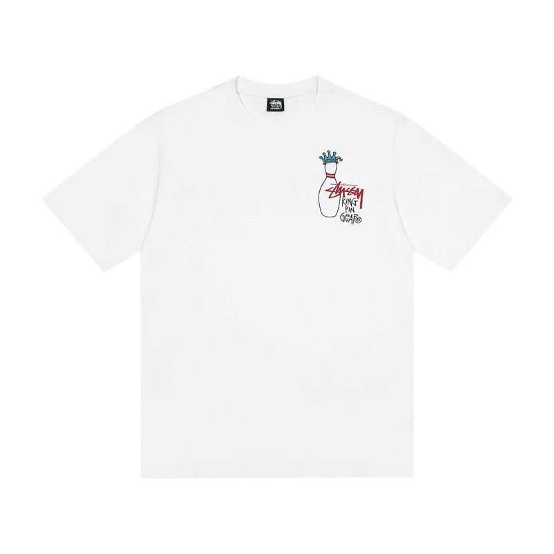 Camiseta de Algodón Unisex de Corte Holgado con Estampado de Letras Camiseta Casual de Manga Corta para Adolescentes y Adultos