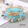 Bohemian Multilayer Beaded Wings Bracelet with Niche Design