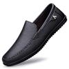Fashion High Quality Formal Casual Mens Loafers Soft Breathable Slip on Boat Shoes Moccasins Walking Shoes Genuine Leather Men Shoes