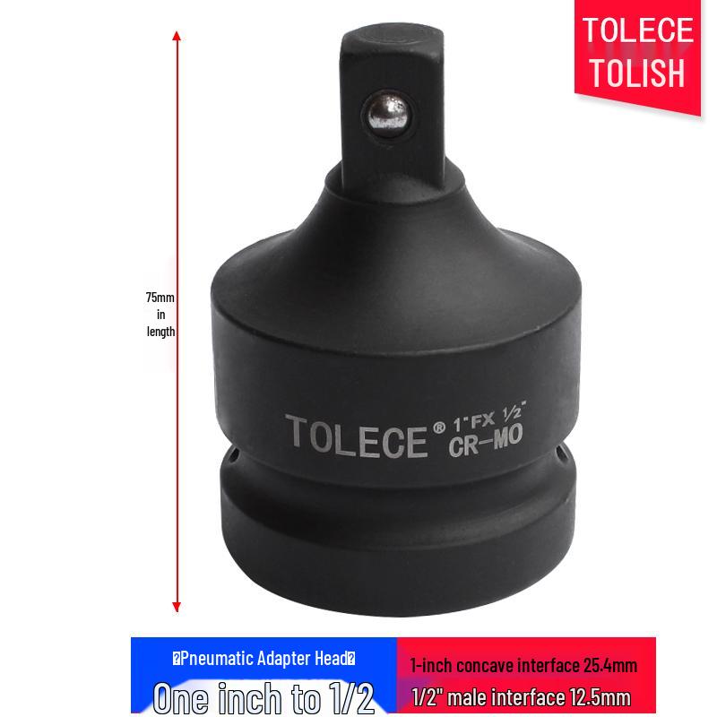 Socket Wrench Adapter: 1/2" To 3/8" To 1/4" Drive Reducer for Air Impact Wrench