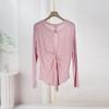 Women's Loose Tencel Long-Sleeve Tee: Soft, Skin-Friendly, and Comfortable for Spring, Summer, Autumn