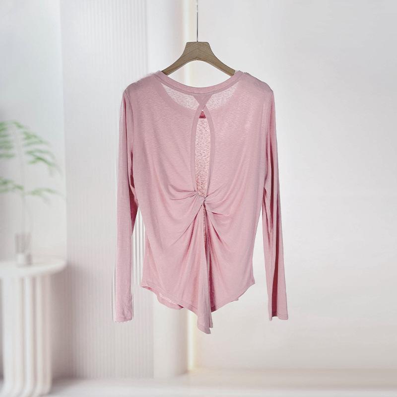 

Women s Loose Tencel Long-Sleeve Tee: Soft, Skin-Friendly, and Comfortable for Spring, Summer, Autumn Large