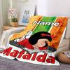 Custom Name Mafalda'S Adventures Party Blanket For Couch Bed Plush Cozy Fuzzy Blanket Super Soft Warm Blankets For Fall And Winter 091626