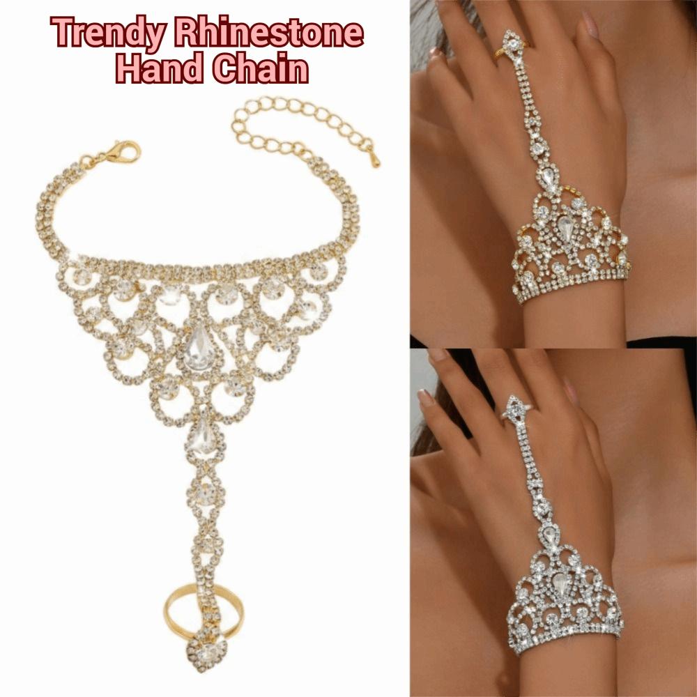 Fashion Daily Versatile Hand Chain Temperament Women'S Bracelet Ring Gift