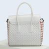 Sheepskin Bag 2025 New Handmade Woven Handbag With High-end Feel Contrasting Color Single Shoulder Crossbody Women's Bag