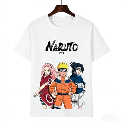 Naruto Anime Short Sleeved Summer Pure Cotton T-shirt Around Naruto Unisex