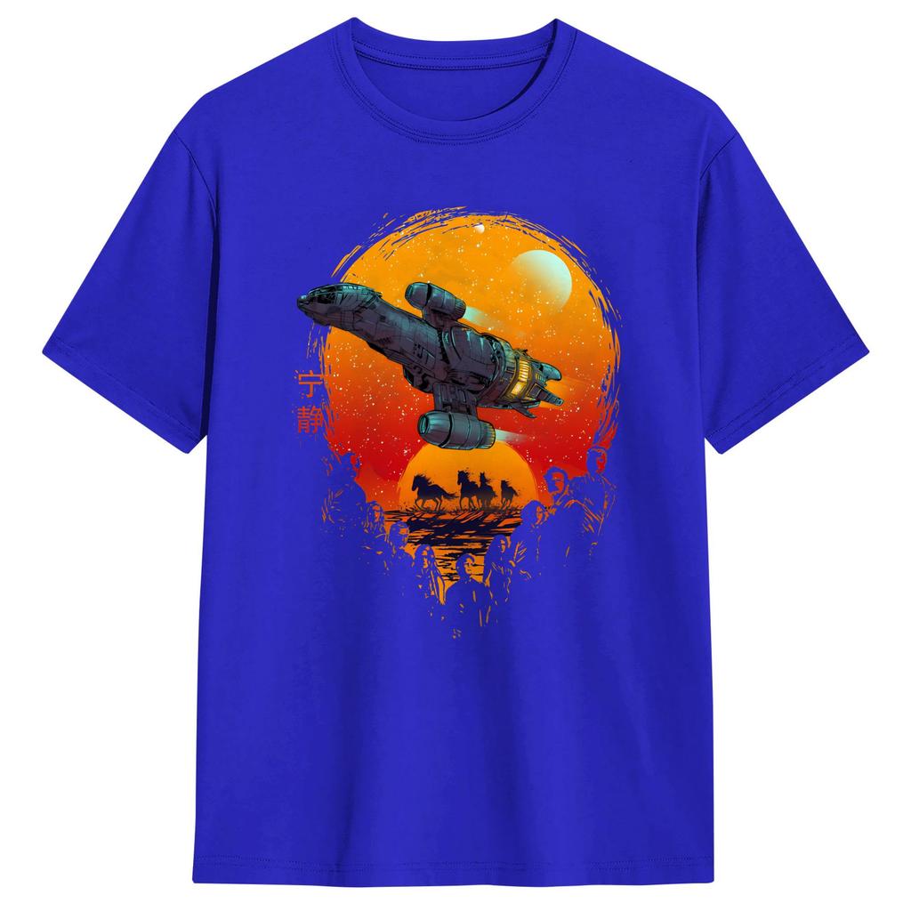 Firefly Serenity Cant Take The Sky From Me Unisexs T Shirts  Novelty Tees Short Sleeve Round Collar TShirts Pure Cotton Clothes