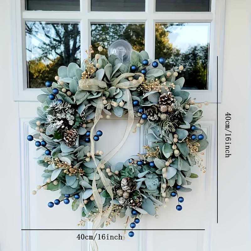 Elegant Front Door Decoration, Ideal for Holiday Celebrations and Home Decor, Holiday Wreath | Elegant Wreath | Durable Wreath