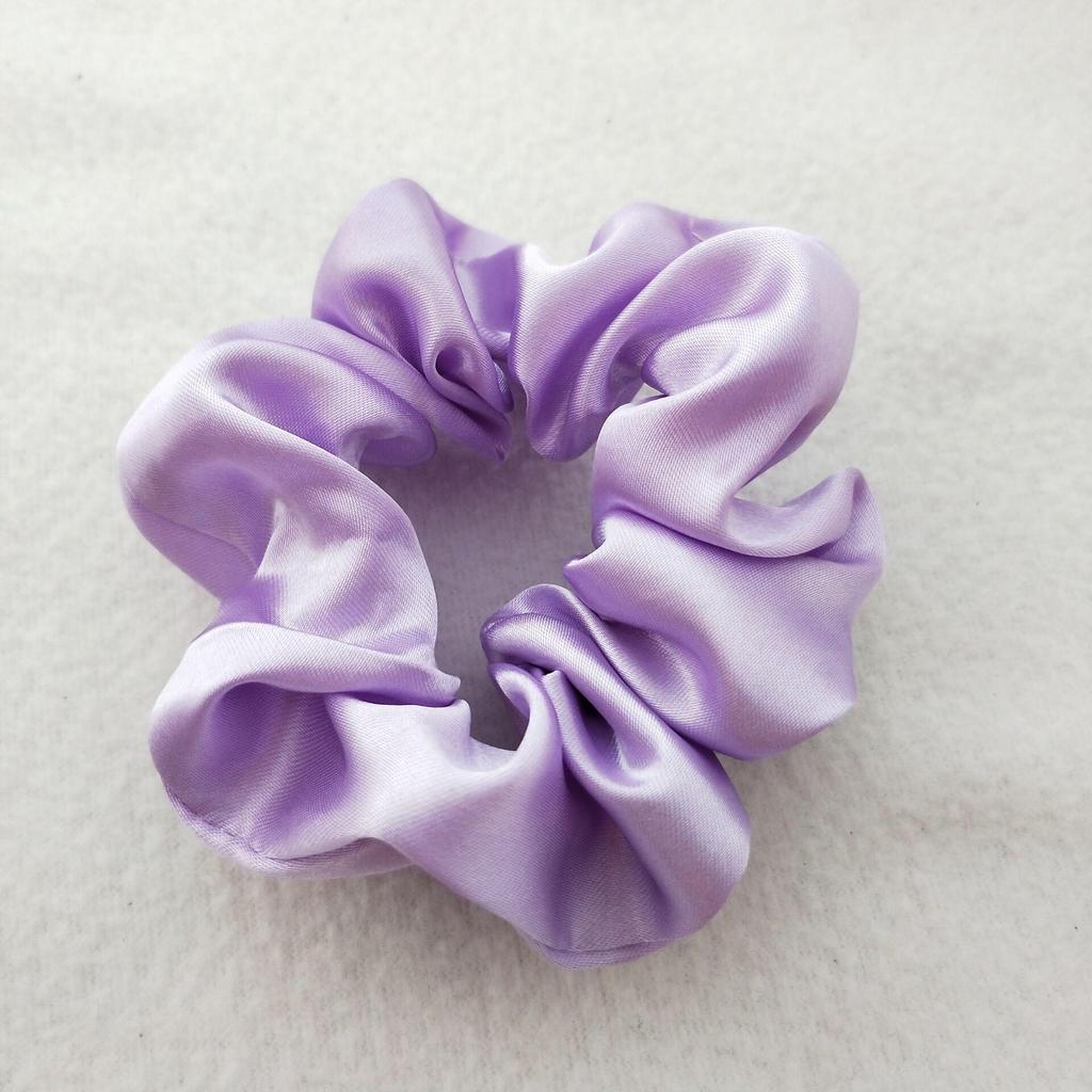 Satin Silk Hair Tie: High-End Women's Rubber Band for Elegant Buns