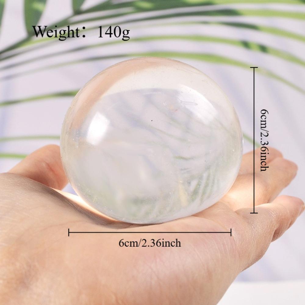 Squishy Transparent Squeeze Ball Stress Relief Toy Sensory Fidget Toys for Kids Adults Anxiety Relaxation ASMR Fun Party Gift