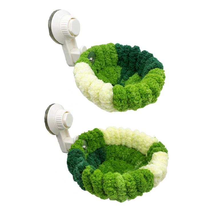 Bird Breeding Nest for Parrots Plush Sleep Bed Birdcage Nest Bed for Small Birds Suction Cup Resting Nest Bird Supply