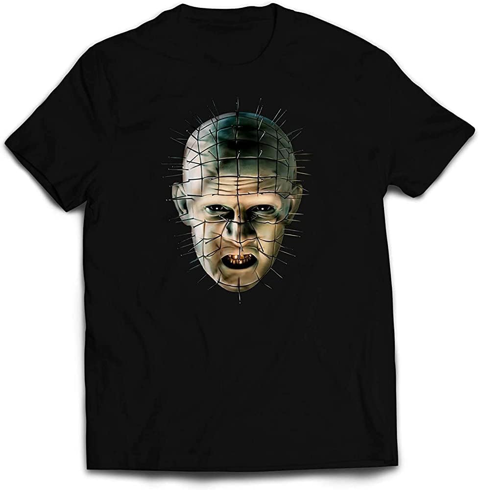 Men s Hellraiser Unisex Men T Shirt Horror Thriller Halloween Men T Shirt Black XL XS чёрный