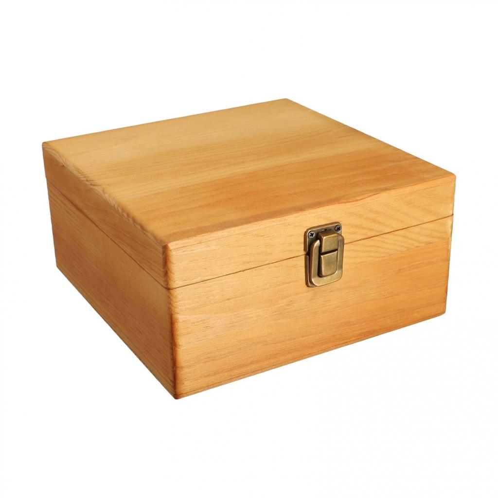 Hushållsträförvaringslåda Fodral Förnödenheter Trälåda