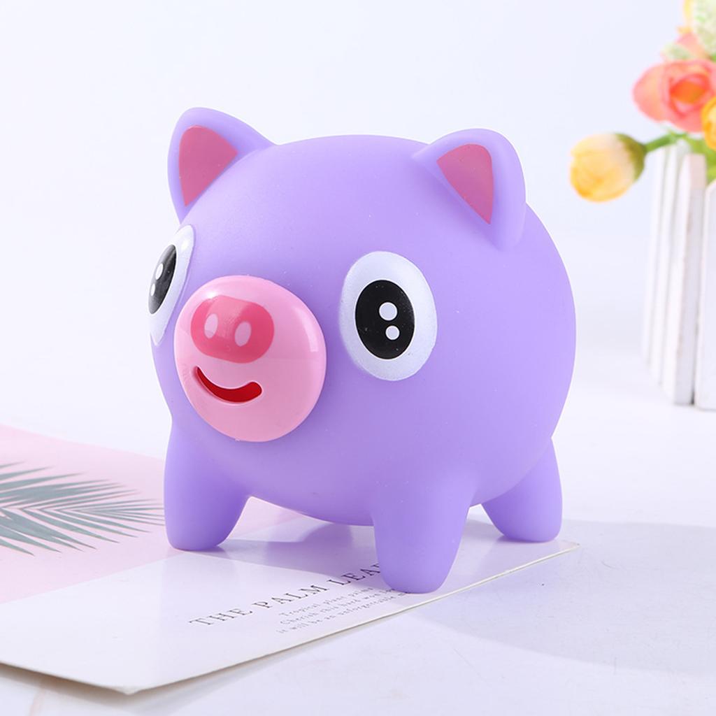 Talking Animal Ball Toy Jabber Ball Tongue Out Stress Relieve Soft Cute Tiger Pig Dog Stretch Ball Fun Squeeze Sensory Balls Toy