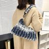 Y2K Plush Handbag Shoulder Bag Underarm Bags Suitable for Travel and Shopping