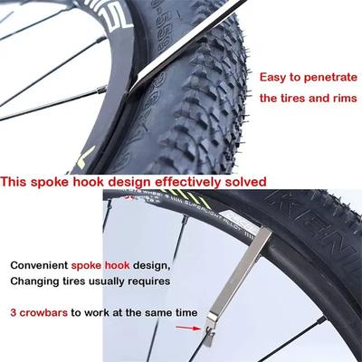 1/3pcs Bicycle Tyre Lever Tube Remover Tool Stainless Steel MTB Road Cycling Wheel Repair Tools Bike Tire Opener Crow Bar