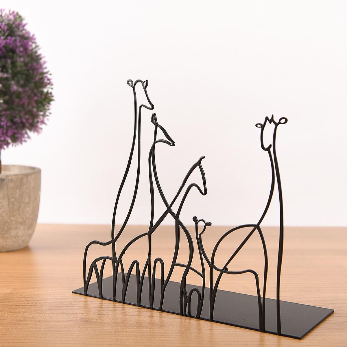 

Muyika Metal Tabletop Figurine Giraffa 18x20cm Bbl-m