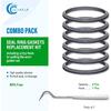 Gasket Replacement Rubber Ring Seal Rings Gaskets Part for Nutribullet Replacement Parts Accessories Blender 900 Series 600W and 900W
