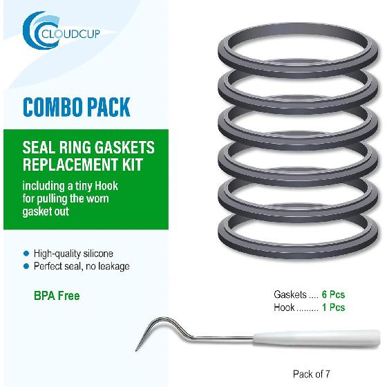 Gasket Replacement Rubber Ring Seal Rings Gaskets Part for Nutribullet Replacement Parts Accessories Blender 900 Series 600W and 900W
