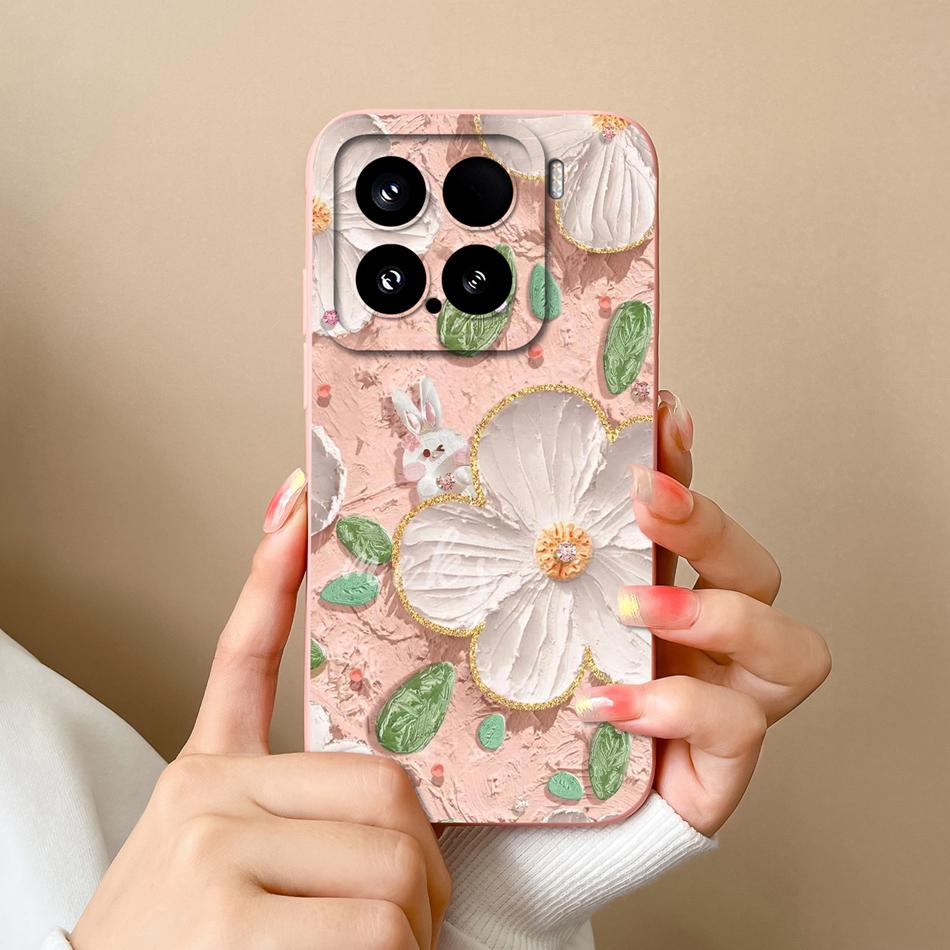 For Xiaomi 15 Pro Case For Xiaomi 14 Pro Phone Cases Various Style Soft Liquid Silicone Mi15 Mi14 Back Cover Anti Drop Bumper