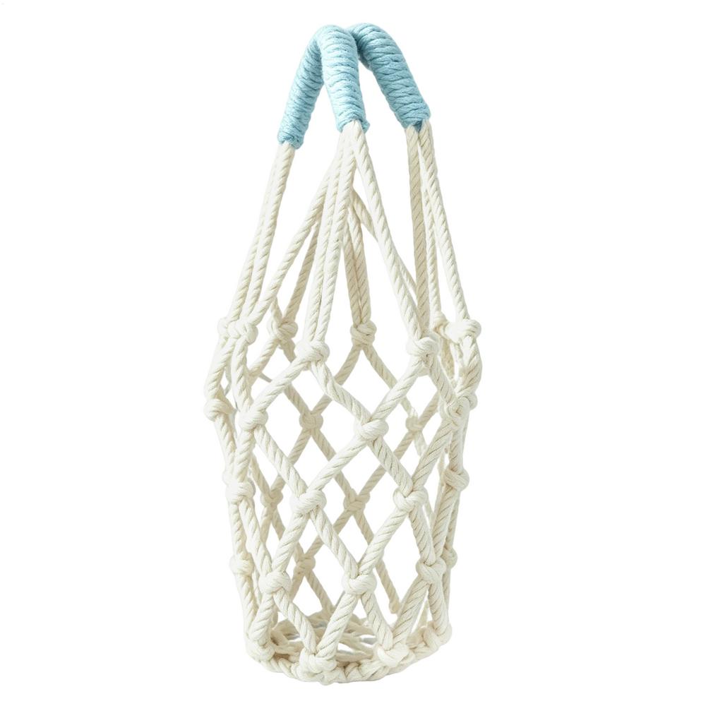Water Bottle Pouch Reusable Portable Mesh Handwoven Drink Carrier Bag for Shopping Work Travel Daily Commuting Outdoor Camping