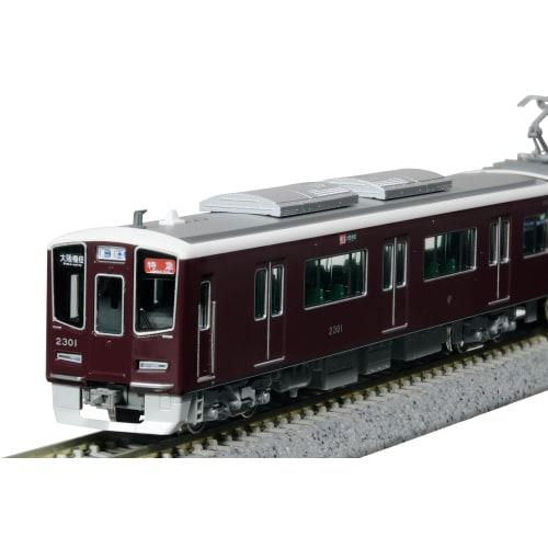 KATO N Gauge Hankyu Railway 2300 Series Kyoto Line Basic Set, 4 Cars, Model Train, 10-2031