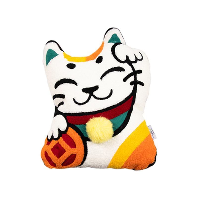 Joy Chinese Traditional Dance Lion Embroidery Cushion Sofa Chair Car Waist Cushion Wedding Bedding New Year Decorative Pillow
