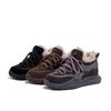 Women's Thick Bottom Lace-up Waterproof Winter Lightweight Warm Fur One Plush Snow Boots Non-slip Wear Casual Sneakers Cotton Boots