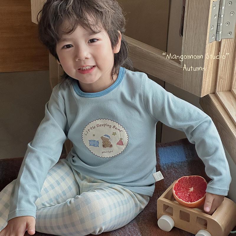 Children's New Year Warm Cotton Outfit: Birth Year Red Autumn Set for Boys and Girls