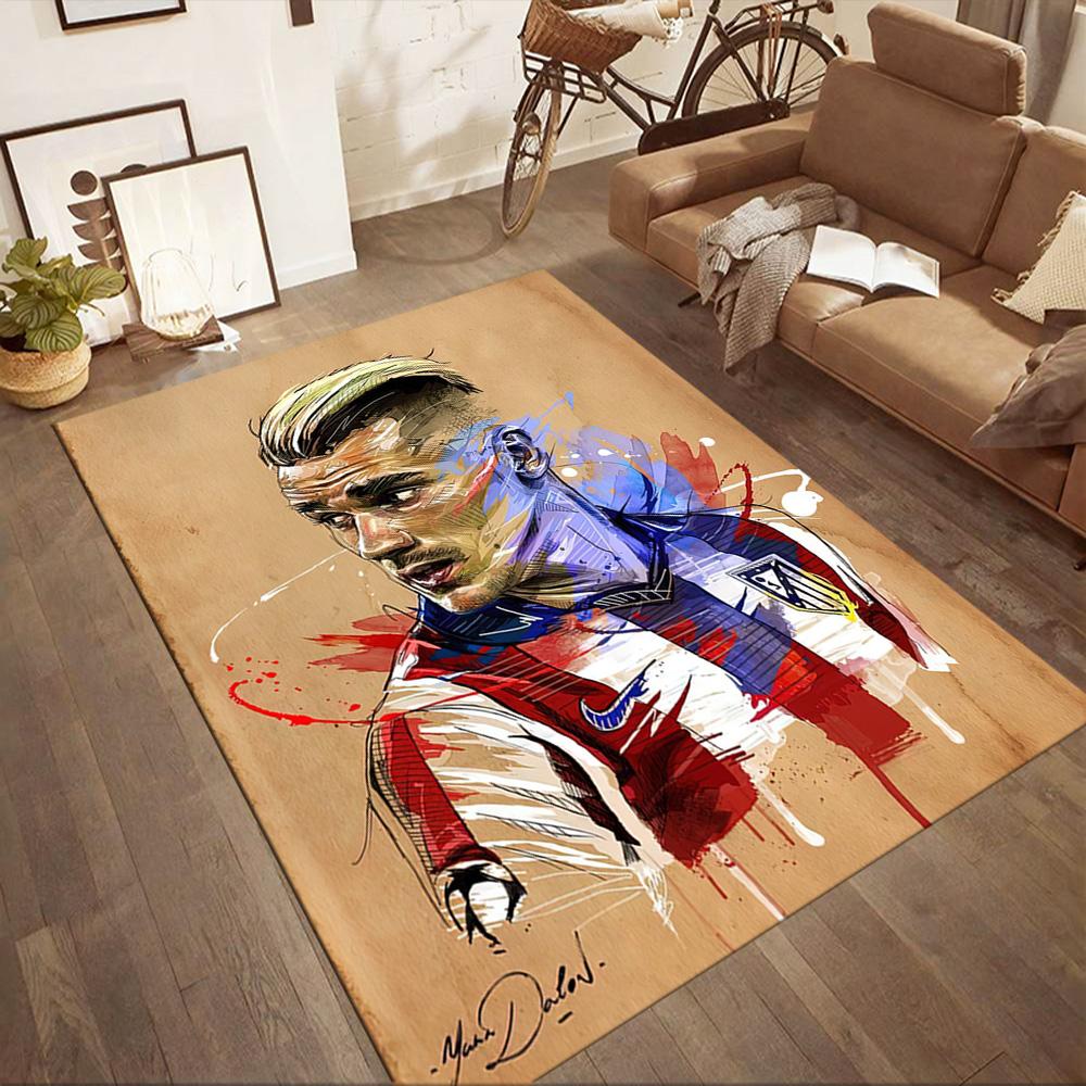 Atletico Madrid Floor Rug Office Rug Perfect For Hallway Outdoor Living Rooms Decorate Room Antislip Carpet Decorate Offices