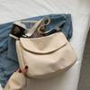 Einfache Einfarbig Einzelnen Schulter Messenger Tasche Koreanische Nylon Leinwand Kreuz Straddle