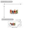 Playful Bird Static Cling Window Sticker Removable Self-Adhesive for Bedroom Living Room Glass Home Decor Art