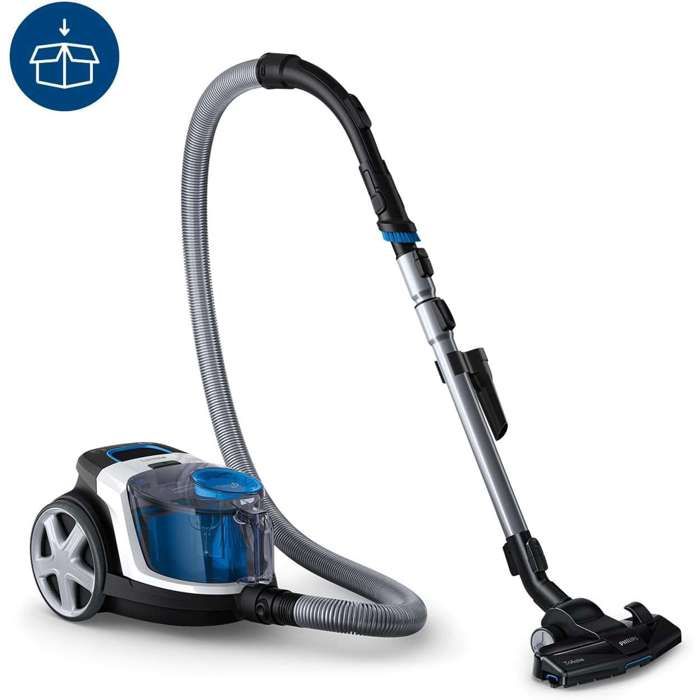 Aspirateur Traineau Sans Sac PHILIPS PowerPro Compact - FC9332/09 - 900W - Filtre Allergy H13 - Classe Énergétique A