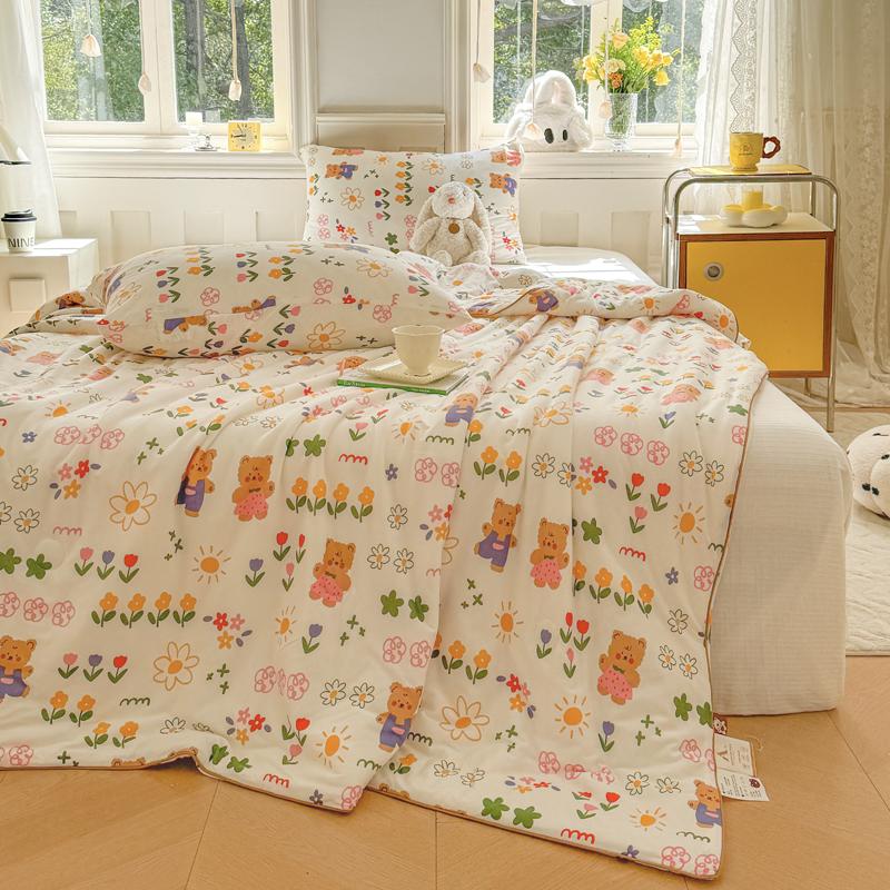 Good Quality Cool Feeling Quilt Summer Coolness Ice Cold Air Condition Thin Blanket Summer Quilt Plain Air-conditioning Bedroom