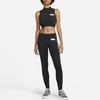 Nike X Sacai Collaborative Logo Color-Block Mock Neck Training Vest Women Tops Black CZ4694-010