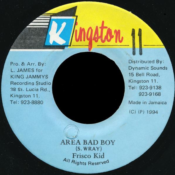 

7inch Record FRISCO KID Area Bad Boy NONE Kingston 11 1994 Jamaica Reggae Ska Dub Used