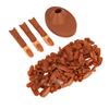 Nail Art Training Practice Finger Bendable Joints False Nail Tips Finger Mannequin with BaseBrown