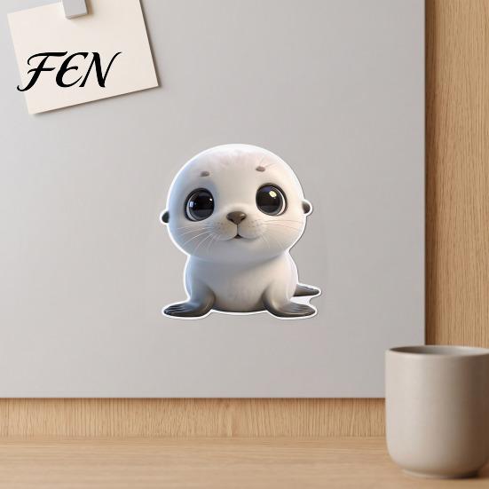 Animal Patterns Magnets Acrylic Refrigerator Magnet, Cow Sheep Koala Frog Seal Bulletin Board Fridge Magnetic Decoration for Lockers Whiteboards Metal
