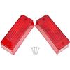 Solarhome 2 PCS Rear Tail Light Lens 6672276 for Bobcat Skid Steer Loader 553 751 753 763 773 863 864 873 883 963 A220 A300 S100 S130 S150 T110 T140