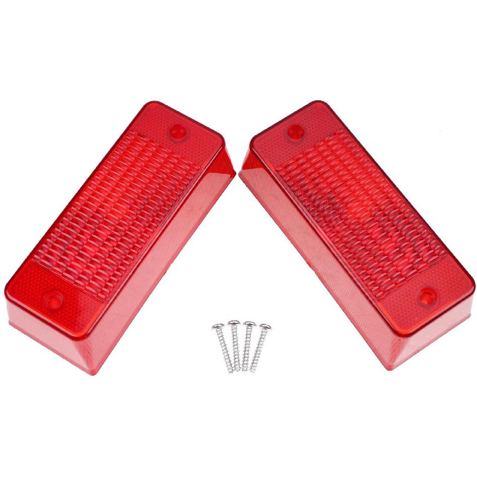 Solarhome 2 PCS Rear Tail Light Lens 6672276 for Bobcat Skid Steer Loader 553 751 753 763 773 863 864 873 883 963 A220 A300 S100 S130 S150 T110 T140