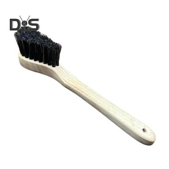 Szczotka do wspinaczki skałkowej z drewnianą ergonomiczną rączką, grube włosie dzika, przenośne narzędzie do czyszczenia do wspinaczki indoorowej i outdoorowej, boulderingu