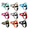 Ergonomic Pressure Relief Dog Harness No Pull Harness, Adjustable Nylon Vest with Handle, Breathable Dash-proof Control for Hiking Padded Medium Large