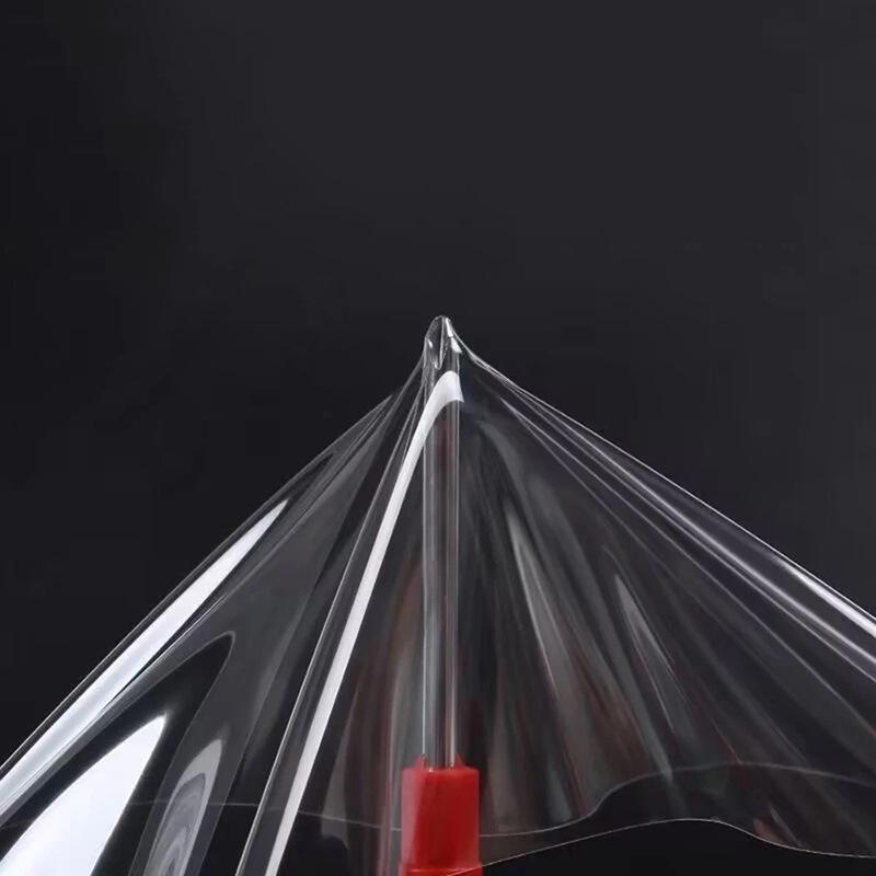 Smoked Black TPU Car Light Film - Self-Healing, Anti-Scratch Headlight & Taillight Wrap